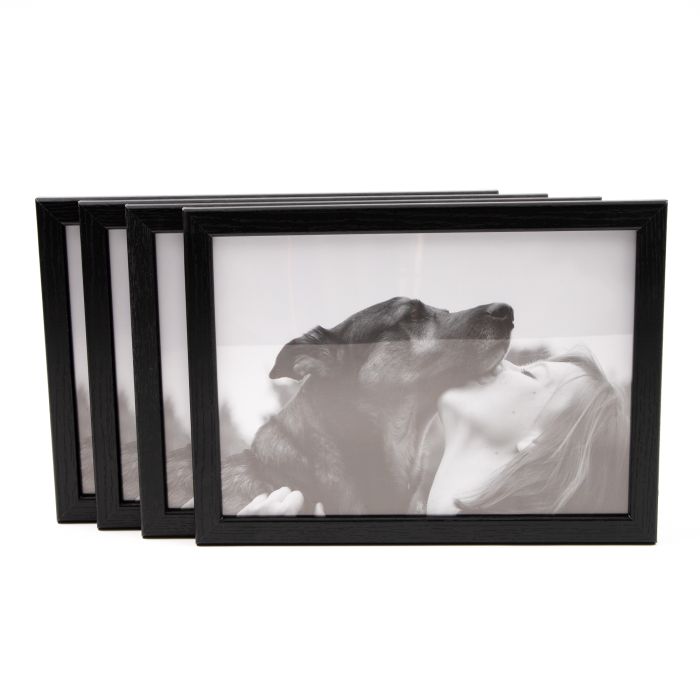 Black Photo Frames 21 x 30cm - Pack of 4