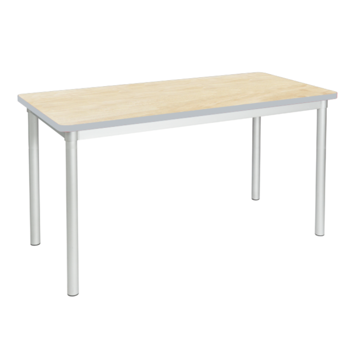 Galt Dining Table Tables - Silver Frame - L 1400 x W 750 mm