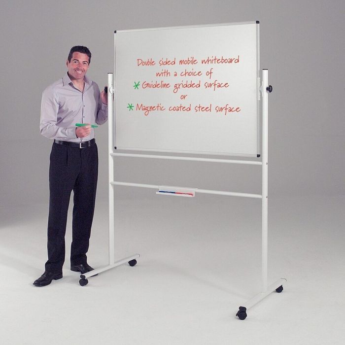Standard Revolving Magnetic Whiteboard - 1200 x 1200mm