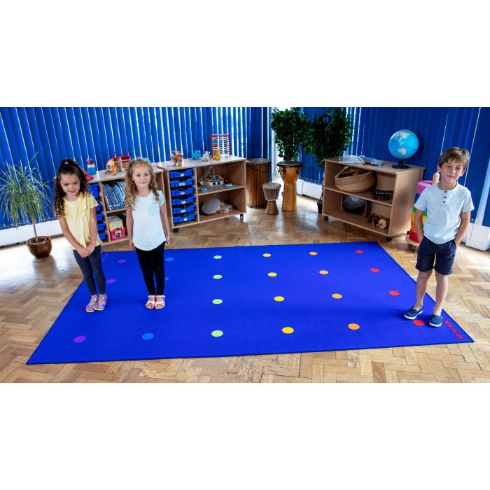 Rainbow Spots Indoor/Outdoor Carpet 3x2