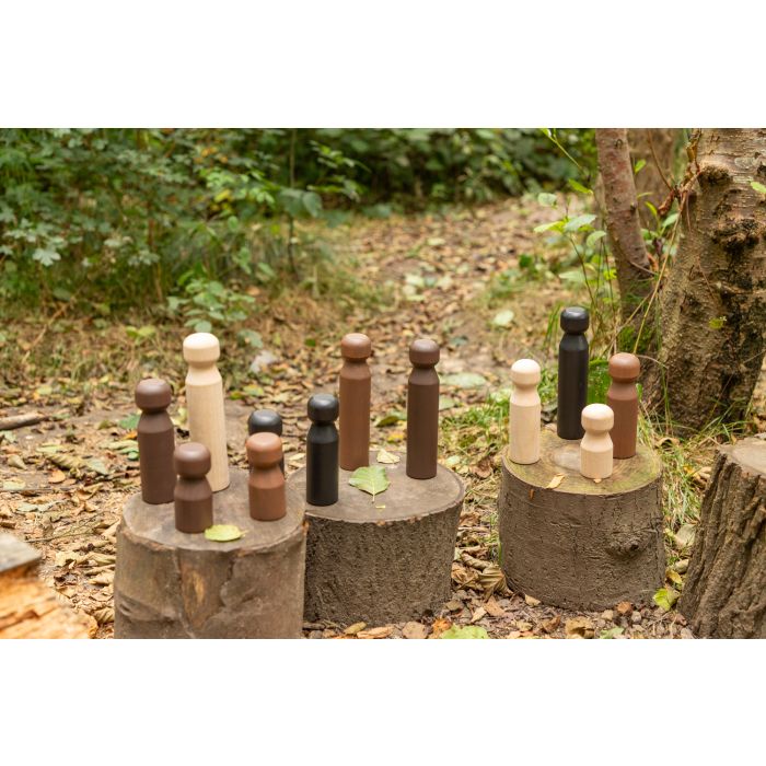 Oversized Outdoor Peg People - Pack 12