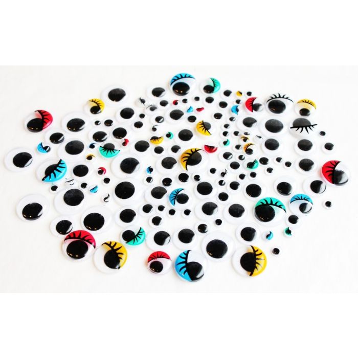 Wiggle Eyes Assorted - Pack of 1000