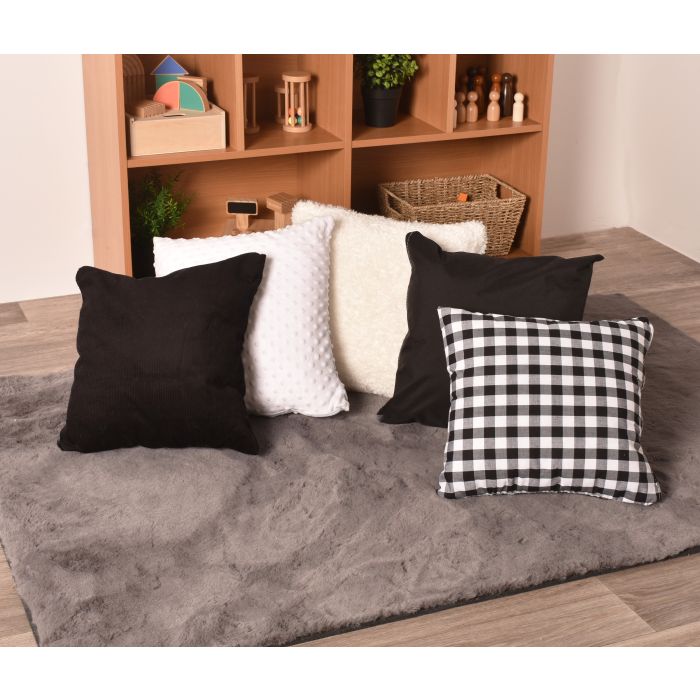 Black and White Sensory Cushions -  Pack of 5