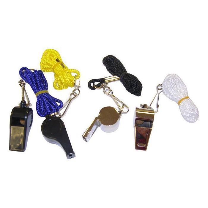 Large Plastic Whistle With Lanyard