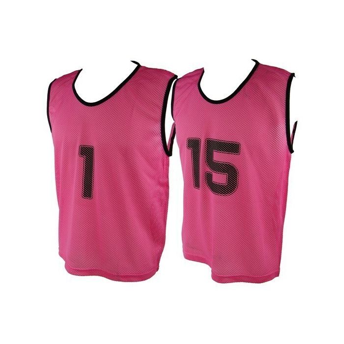 Micro Mesh 1-15 Training Vest Set Medium - Fluoresent Pink