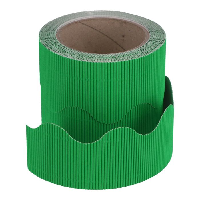 Classmates Corrugated Border Roll - Light Green