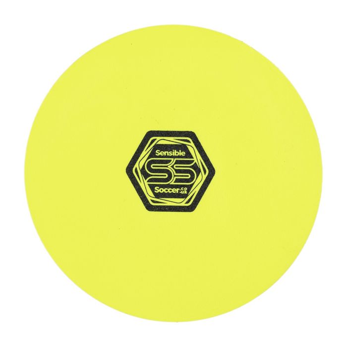 Sensible Soccer Flat Markers - 9in - Yellow - Pack of 12