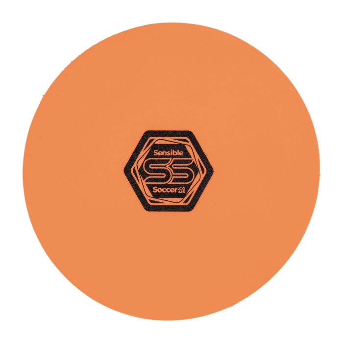Sensible Soccer Flat Markers - 9in - Orange - Pack of 12