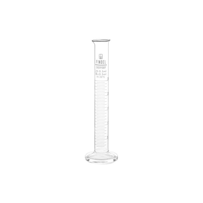 Glass Measuring Cylinder - 25ml - Pack of 10