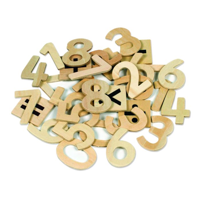 Wooden Numbers - Pack of 20