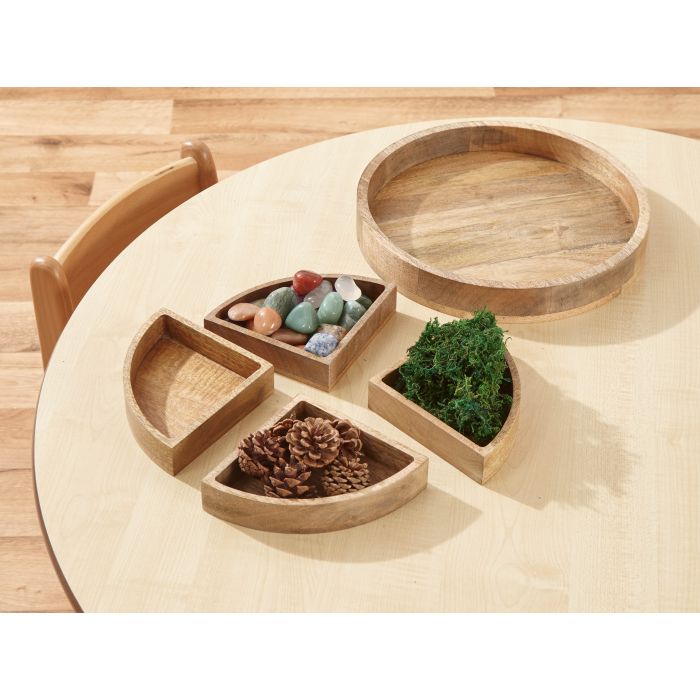 Circular Tray with 4 Sorting Sections