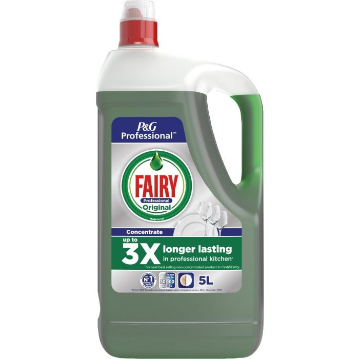Fairy Washing Up Liquid Original - 5L - Pack of 2