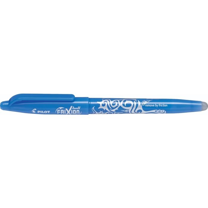 FriXion Medium Erasable Rollerball - Sky Blue - Pack of 12