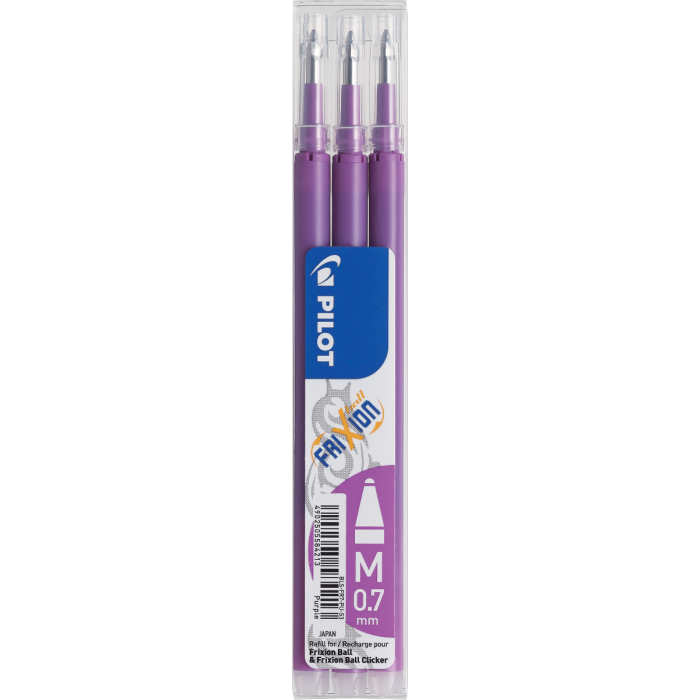 FriXion Refills 0.7mm - Purple - Pack of 3