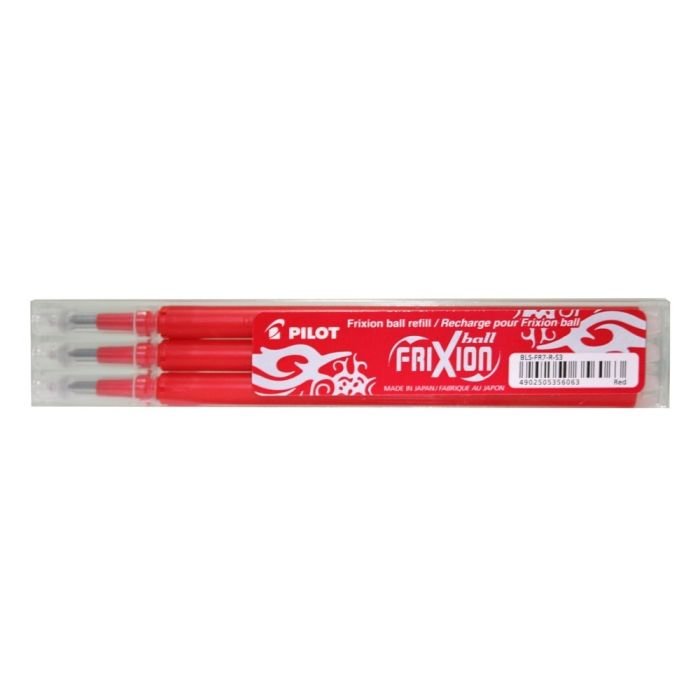 FriXion Refills 0.7mm - Red - Pack of 3