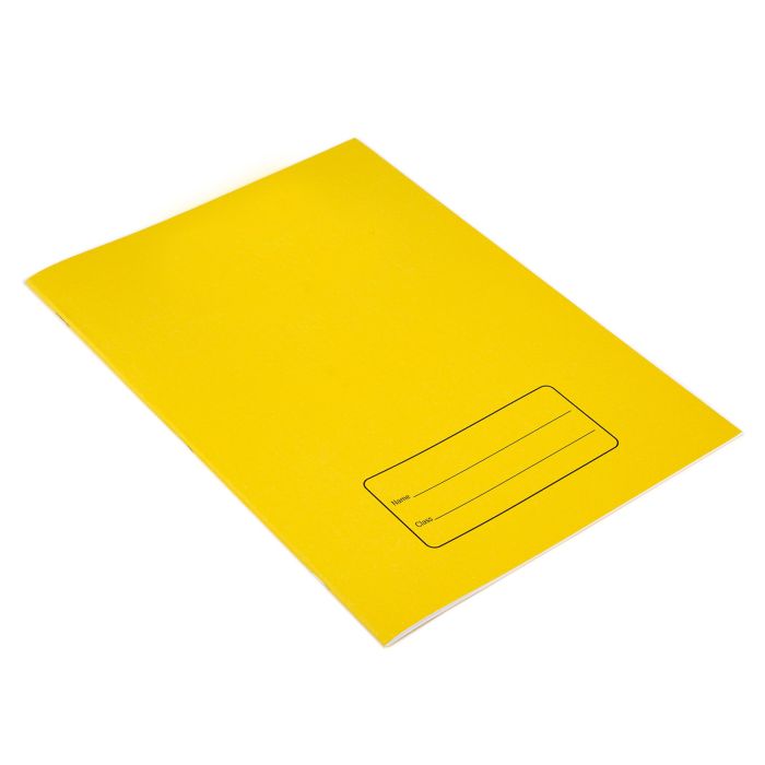 A4 Handwriting Book 32 Page 6/21mm Ruled - Yellow - Pack of 100