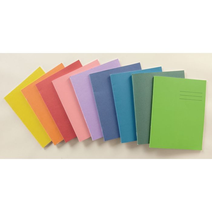 8 x 6.5" Exercise Book 48 Page 12mm Ruled - Dark Blue - Pack of 100