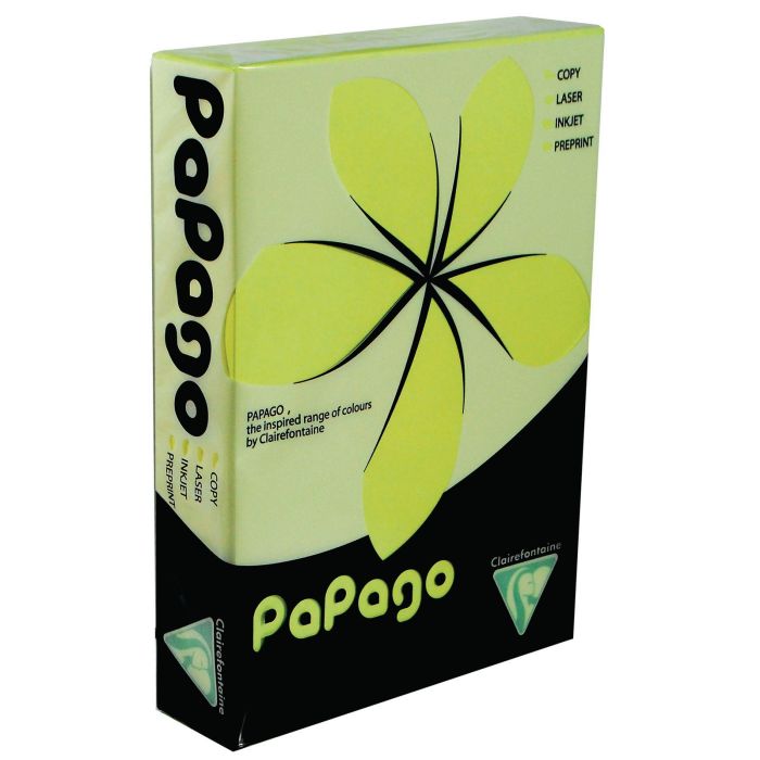 Papago Copier Paper A4 Banana Neon - 1 Ream