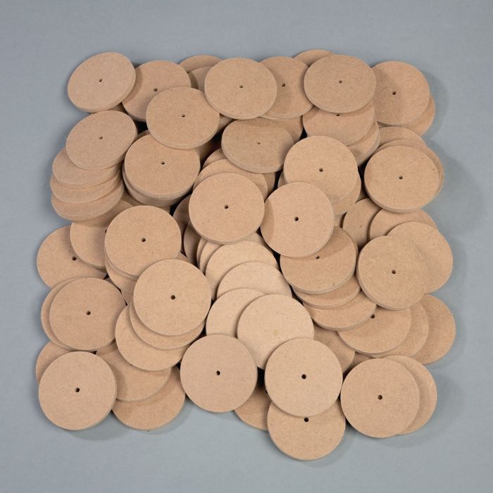MDF Wheels - 60mm - Pack of 100
