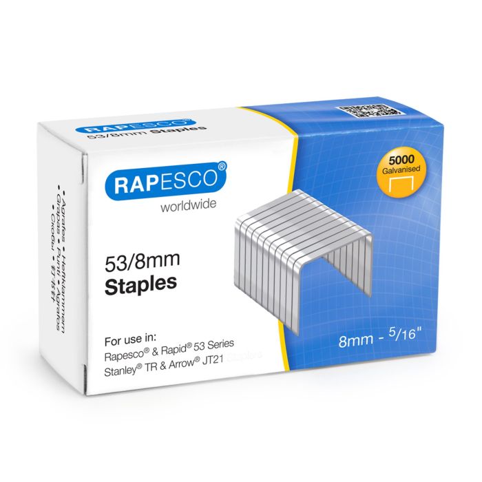 Rapesco Staples 53/8mm - Pack of 5000