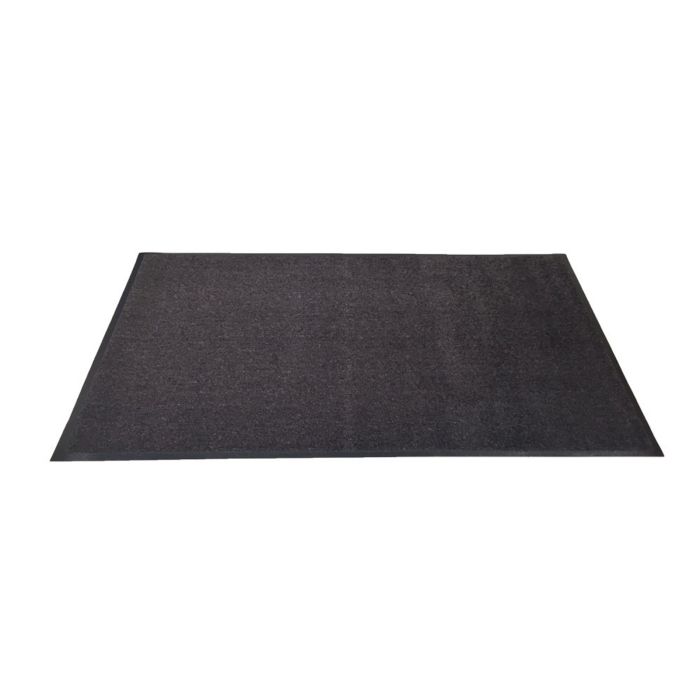 Tri-grip Floor Flat Back Mat - 890 x 1200mm - Charcoal