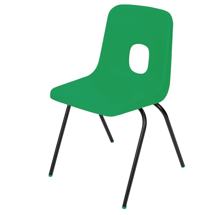 Series E Polypropylene Classroom Chair - Lime - 14yrs