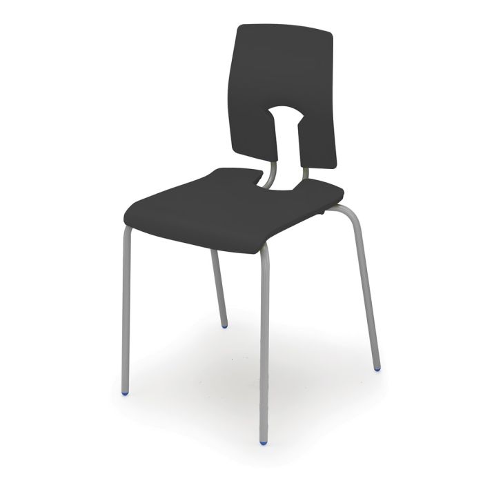 SE Ergonomic Polypropylene Chair - 310mm - Ebony