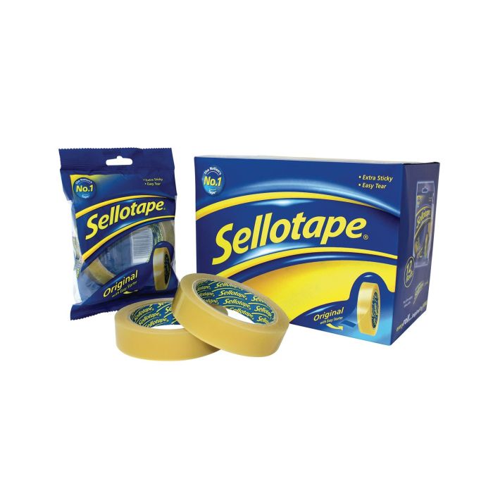 Sellotape Original 18mm x 66m - Pack of 8