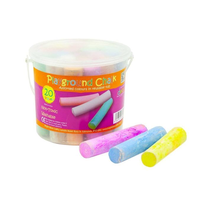 Giant Chalks Assorted Tub - Pack of 20