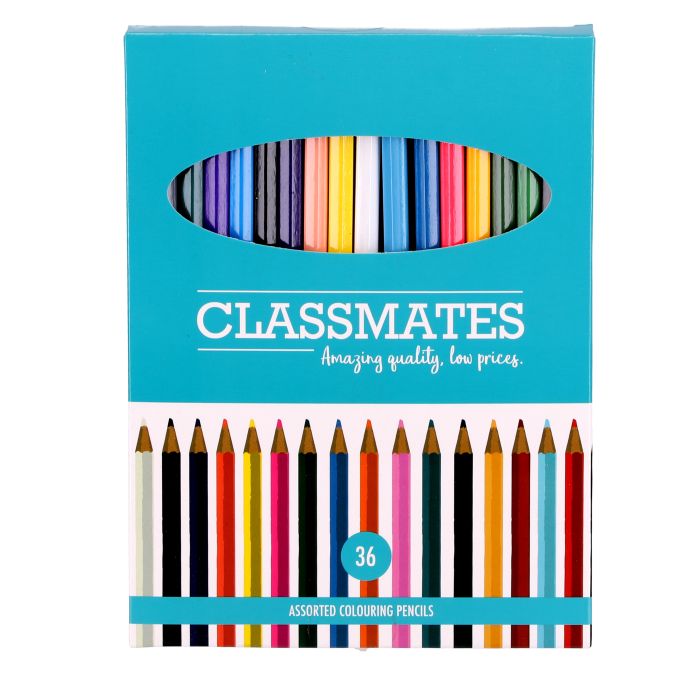 Classmates Assorted Colouring Pencils - Pack of 36