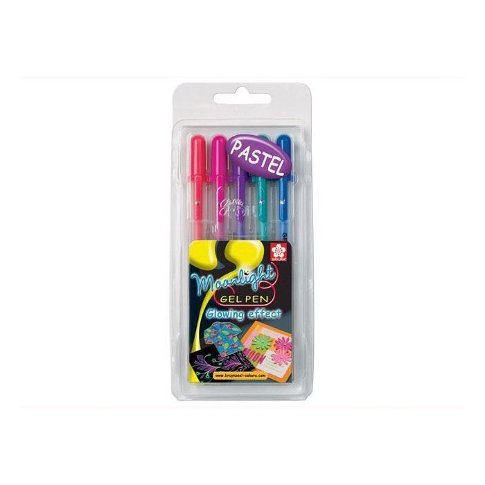 Gelly Roll Moon Light Pastel Colours Assorted (Clam Pack) - Pack of 5