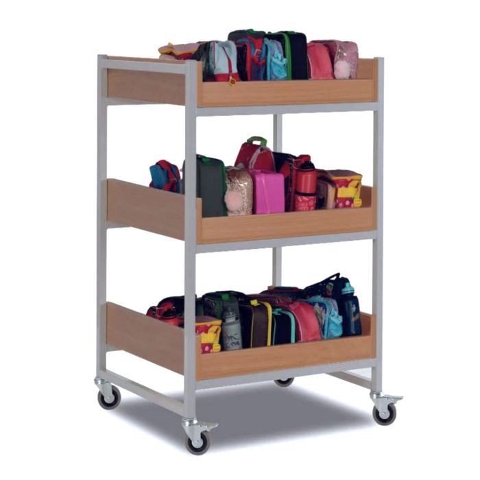 Heavy Duty 36 Lunchbox Trolley - Grey