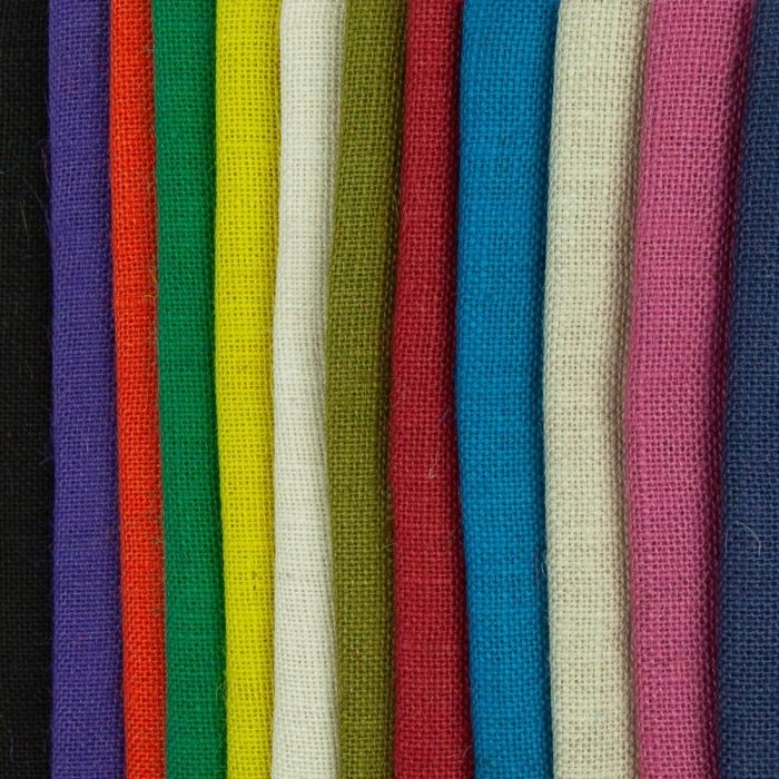 Hessian Assorted Colours 12 x 500mm - Pack of 12
