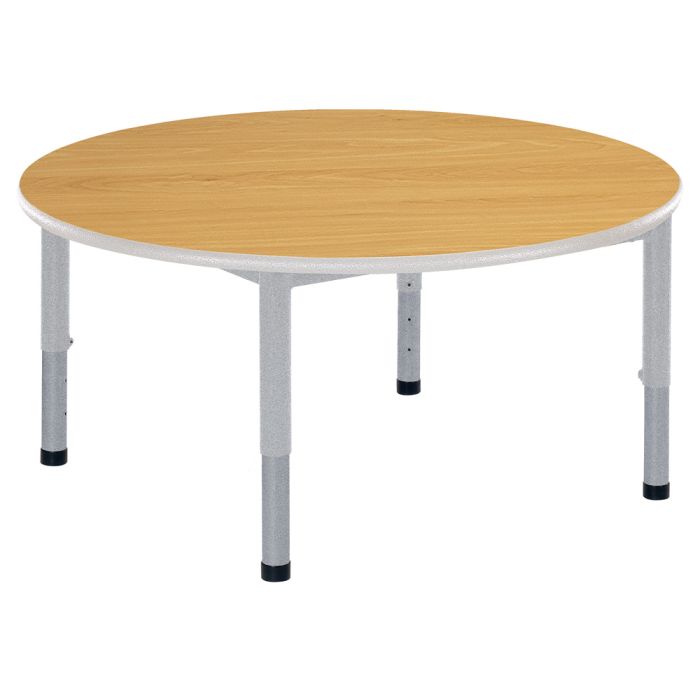 Harlequin Circular Bundle & 4 Chairs - 6-8 Years - Beech