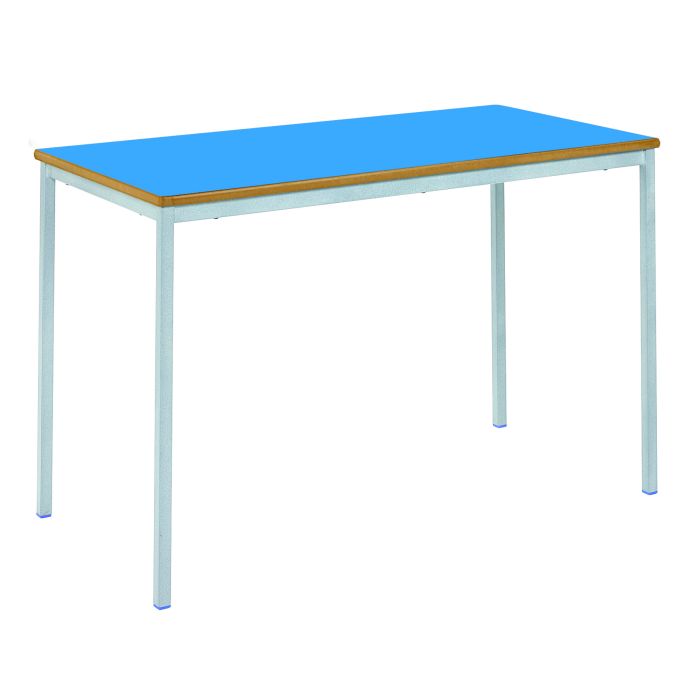 FinEveryday 110x55cm Fully Welded Table- 6-8 Years- Blue