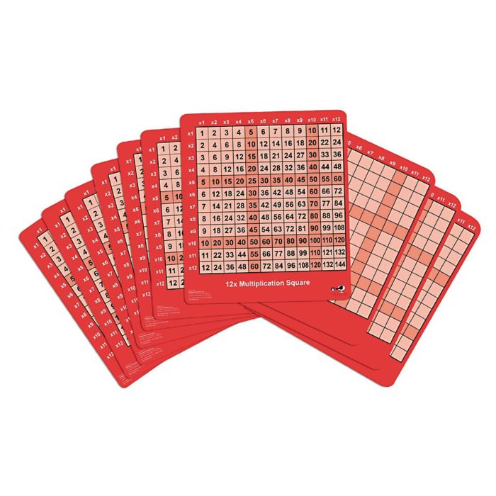 Multiplication Grids - Pack of 10