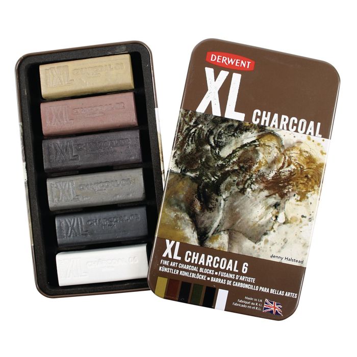 Derwent XL Charcoal Assortment - Pack of 6