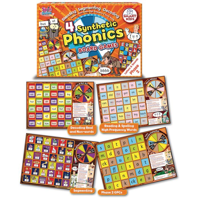 Phase 2 Phonics Board Games