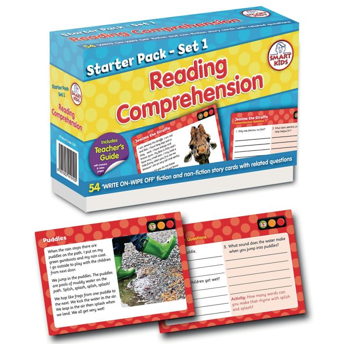 Reading Comprehension Starter Pack - Set 1 - Pack of 54