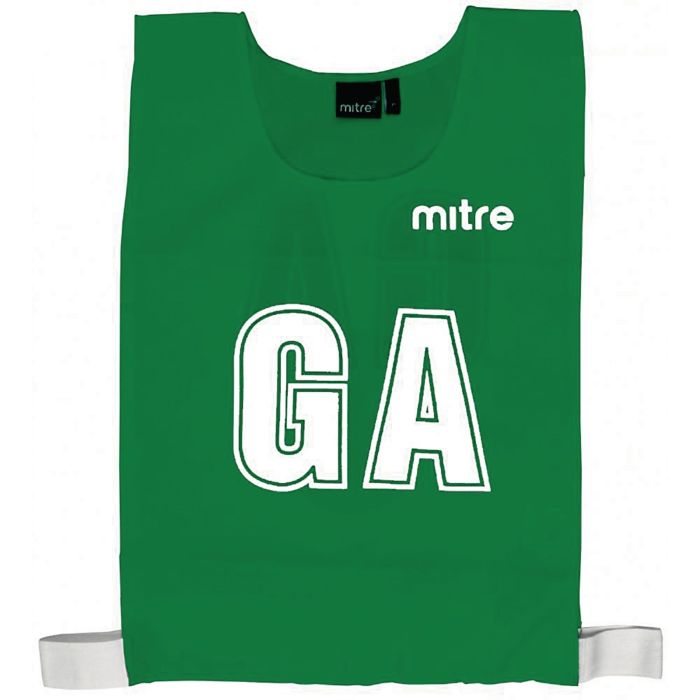 Mitre Netball Bib - Size 6-14 - Pack of 7 - Emerald