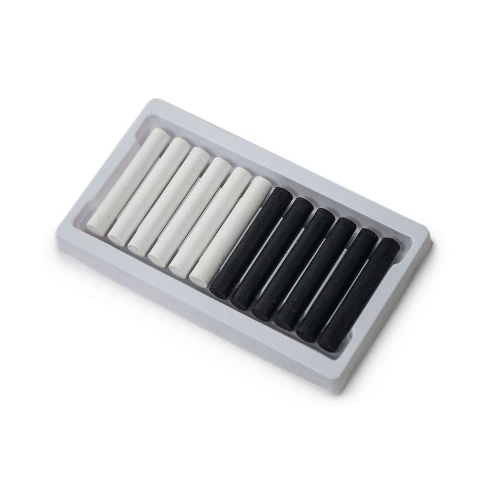 Jumbo Oil Pastels - Black and White - Pack of 12