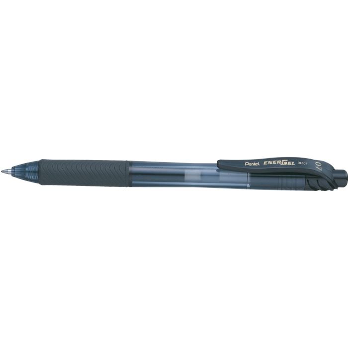 Pentel EnerGel Rollerball Pen - Black - Pack of 12