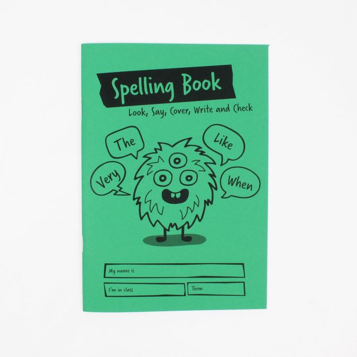 Green A5 Spelling Book 28-Page - Pack of 30