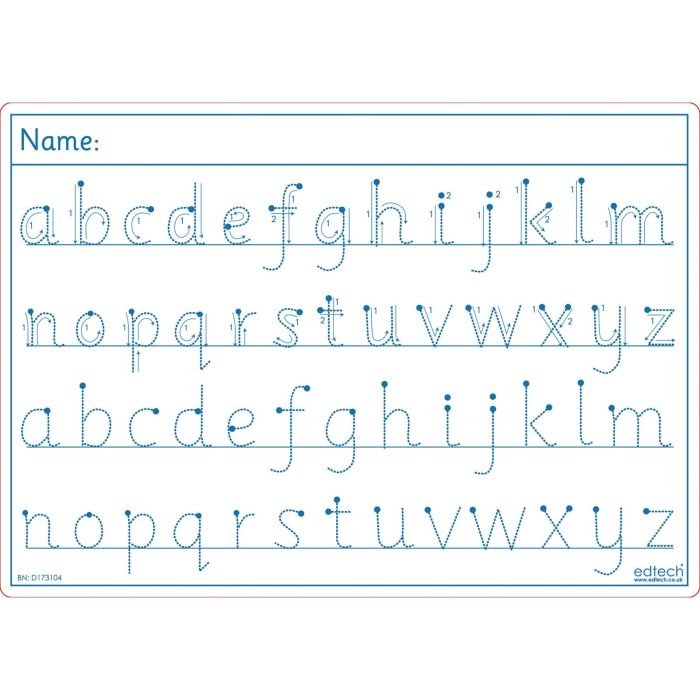 Alphabet Tracing Boards - Pack of 30