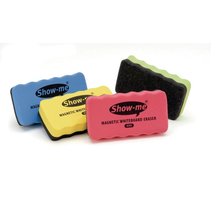 Show-Me Magnetic Board Eraser Assorted - Pack of 24