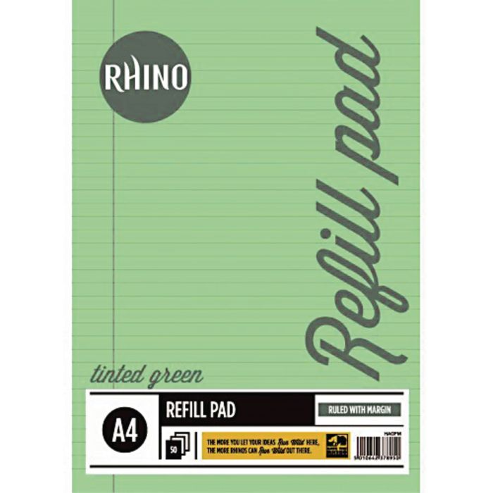 Rhino Tinted Refill Pads - Green - Pack of 6