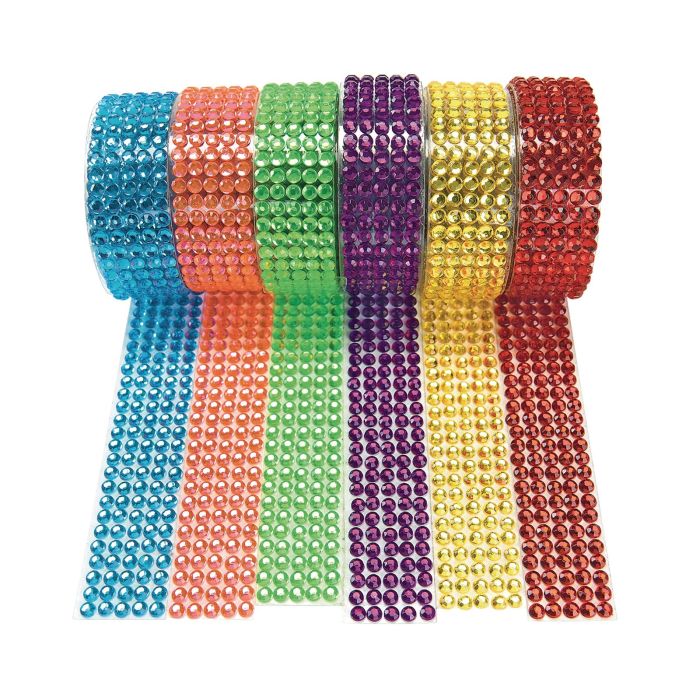 Rhinestone Tape - Pack of 6