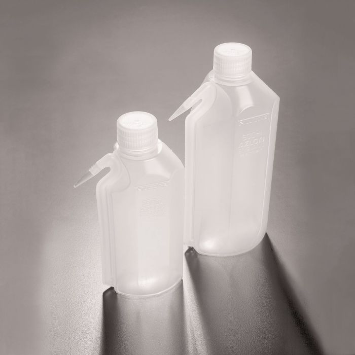 Azlon Plastic Wash Bottles with Spout - 500ml - Pack of 5