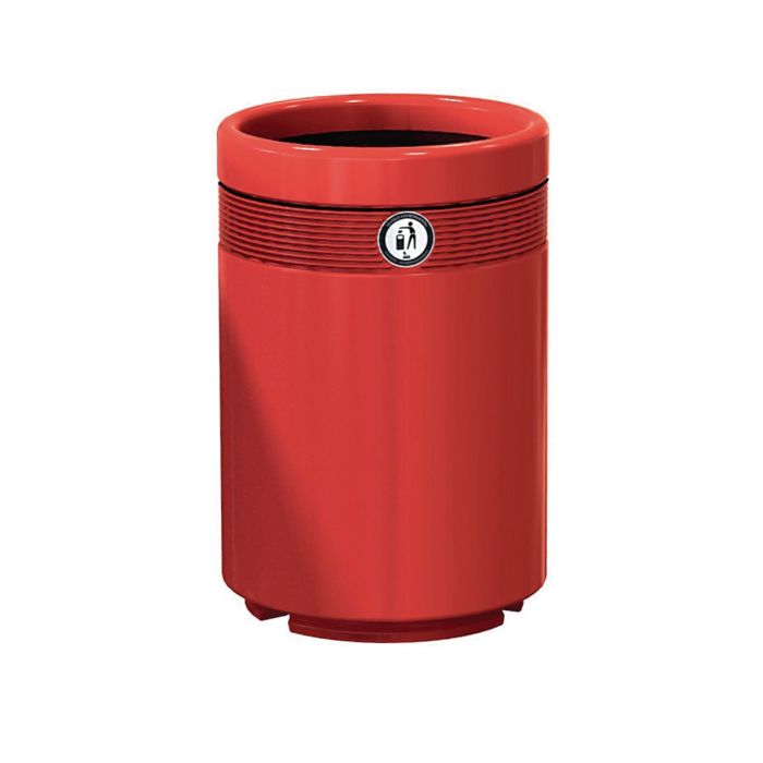 Monarch Litter Bin - Economy - Red