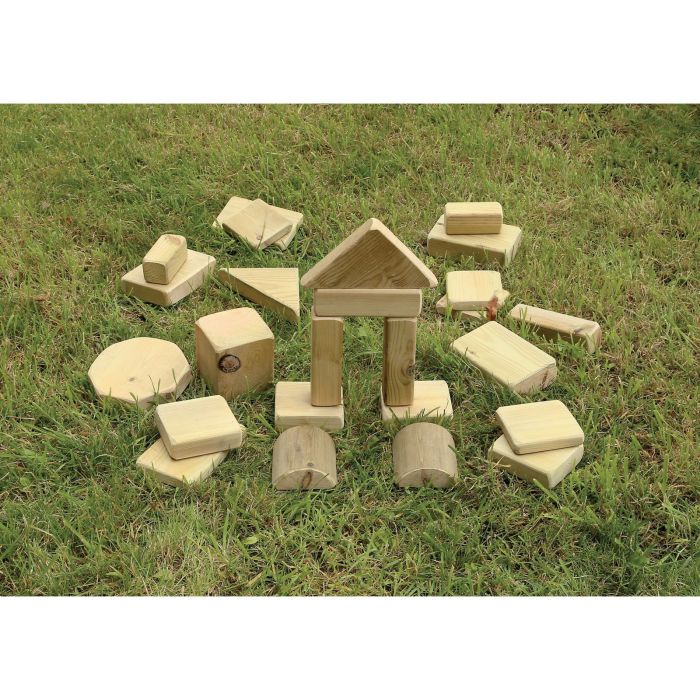 Outdoor Play Blocks - Pack of 25